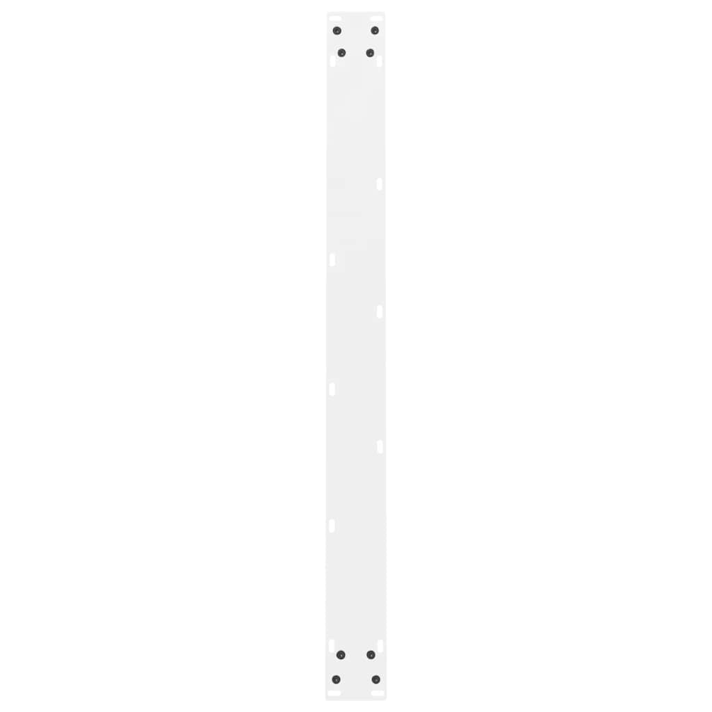 Eettafelpoten 2 st 90x(72-73) cm staal wit is nu te koop bij PeponiXL, paradijselijk wonen!