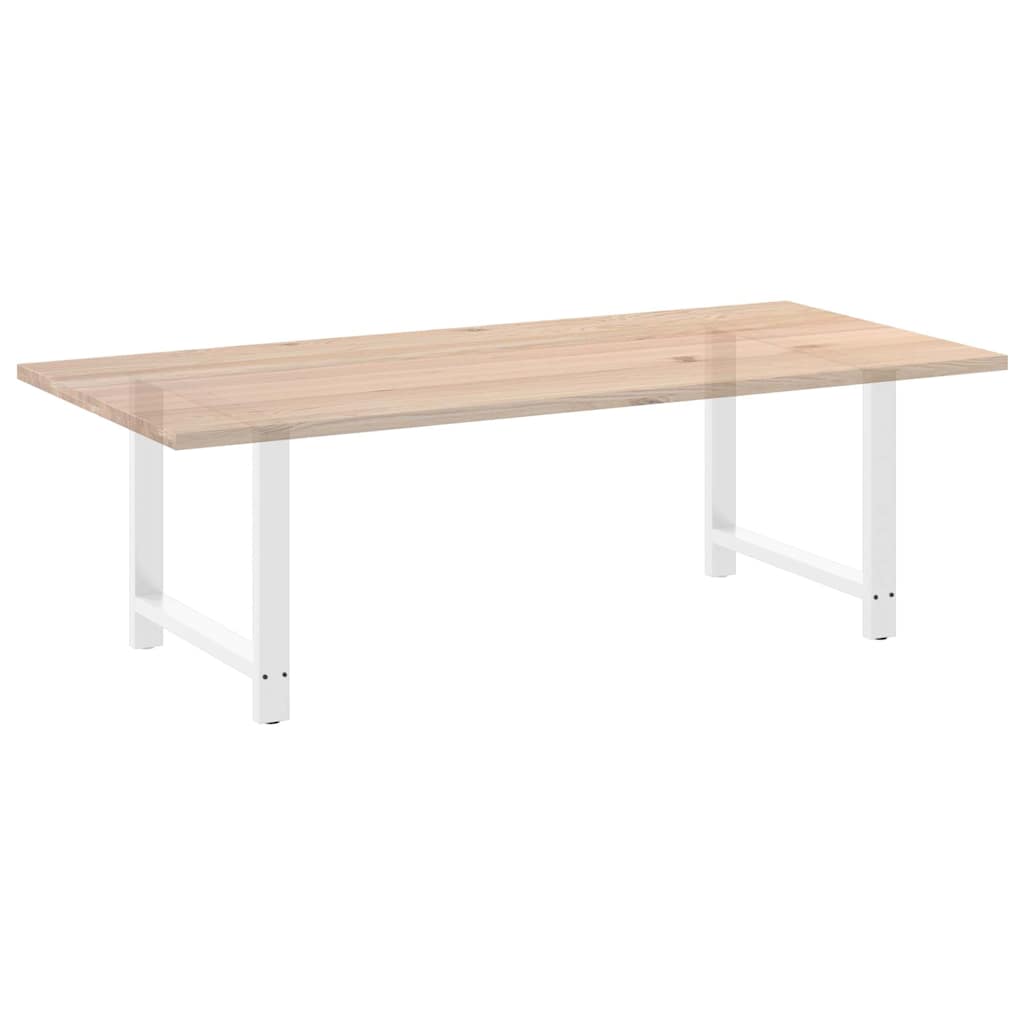 Eettafelpoten 2 st 90x(72-73) cm staal wit is nu te koop bij PeponiXL, paradijselijk wonen!