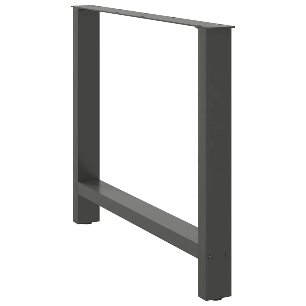 Eettafelpoten 2 st 90x(72-73) cm staal antraciet is nu te koop bij PeponiXL, paradijselijk wonen!