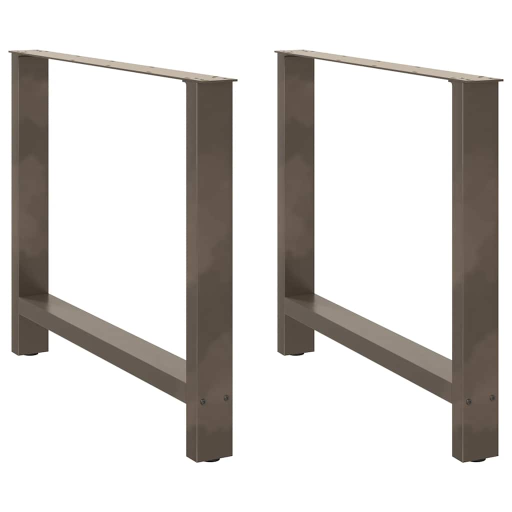 Eettafelpoten 2 st 90x(72-73) cm staal naturel is nu te koop bij PeponiXL, paradijselijk wonen!