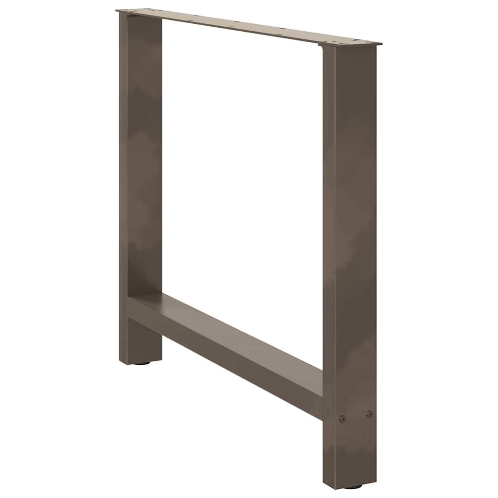 Eettafelpoten 2 st 90x(72-73) cm staal naturel is nu te koop bij PeponiXL, paradijselijk wonen!