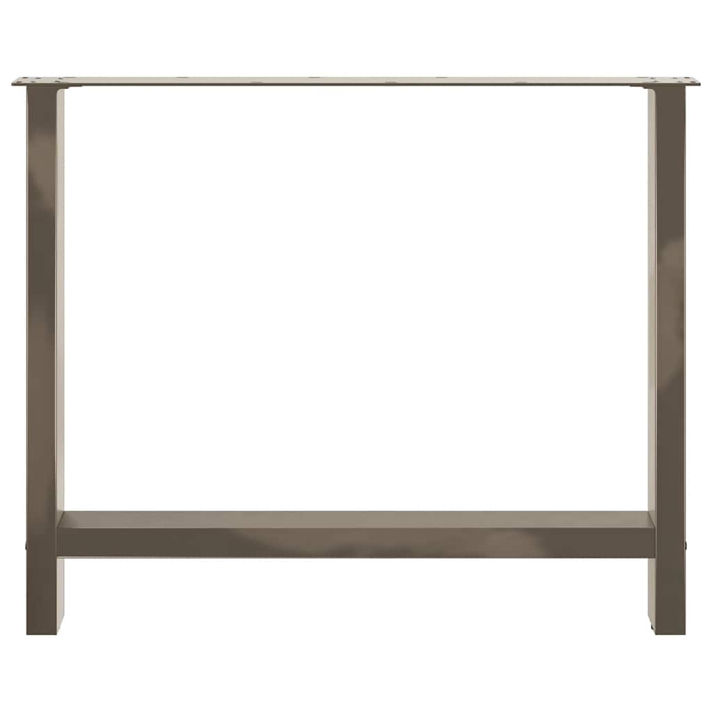 Eettafelpoten 2 st 90x(72-73) cm staal naturel is nu te koop bij PeponiXL, paradijselijk wonen!