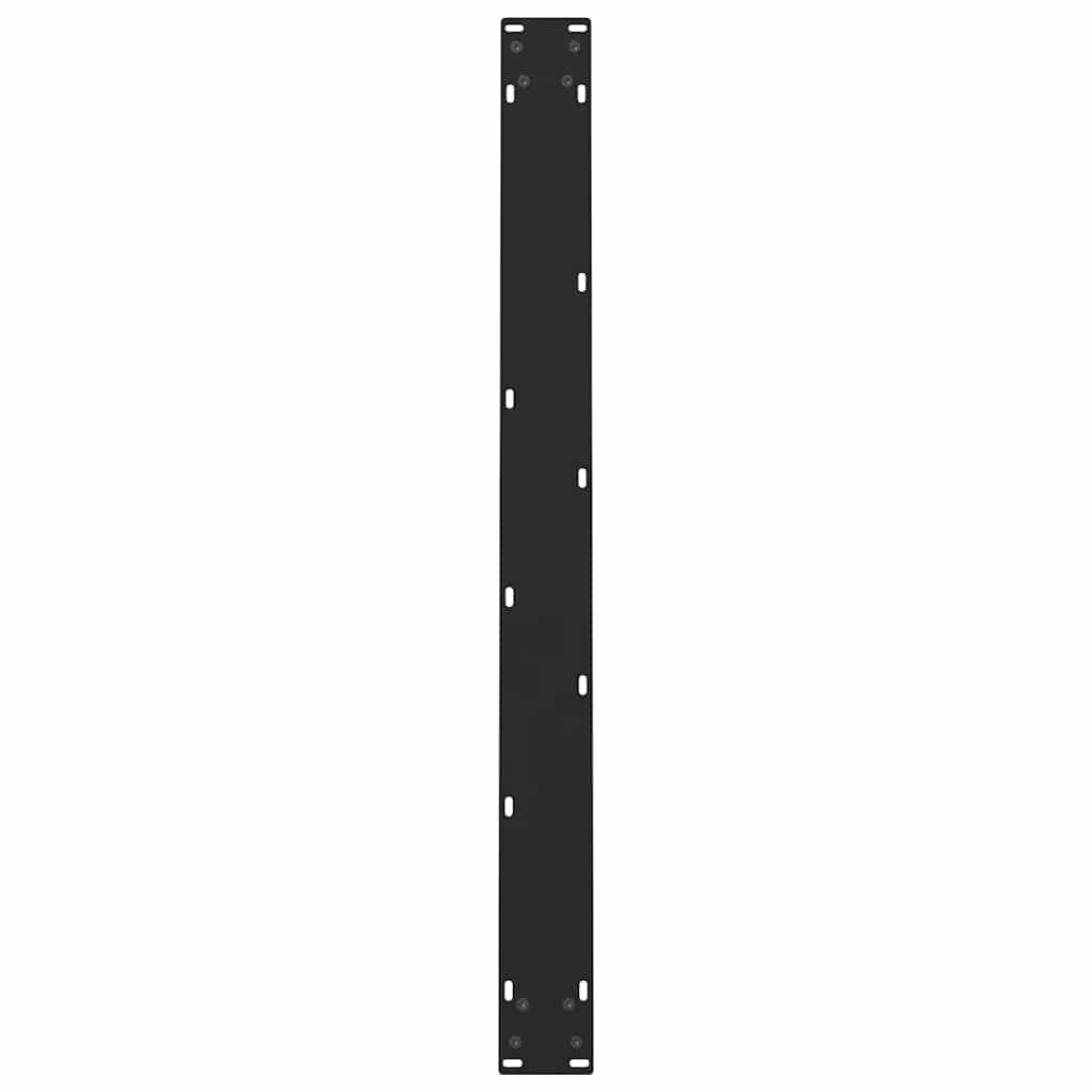 Eettafelpoten 2 st 100x(72-73) cm staal zwart is nu te koop bij PeponiXL, paradijselijk wonen!