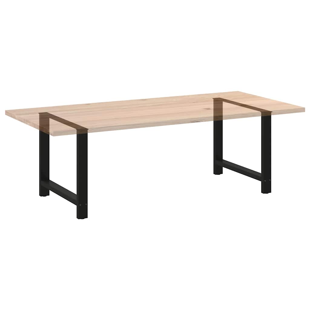 Eettafelpoten 2 st 100x(72-73) cm staal zwart is nu te koop bij PeponiXL, paradijselijk wonen!