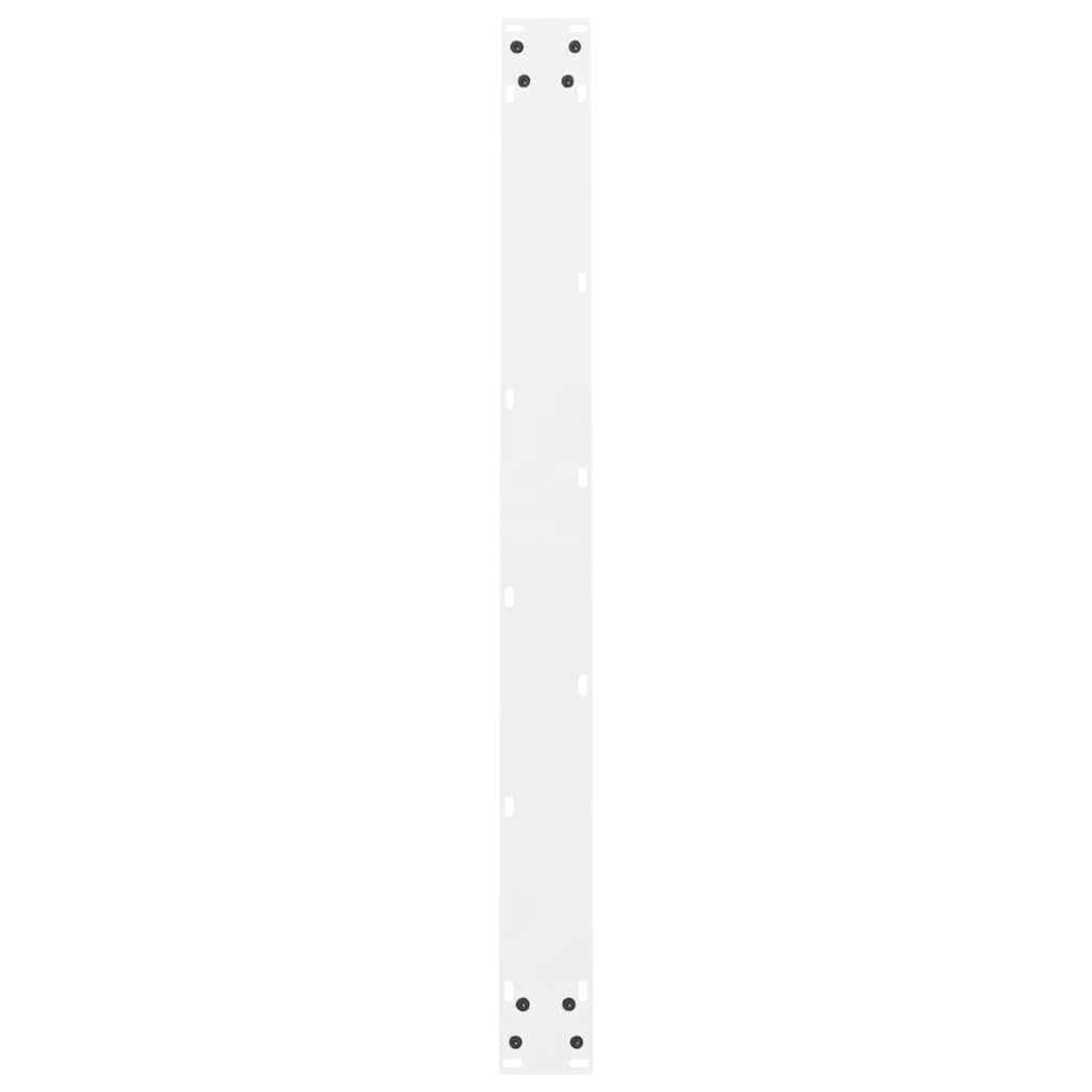 Eettafelpoten 2 st 100x(72-73) cm staal wit is nu te koop bij PeponiXL, paradijselijk wonen!