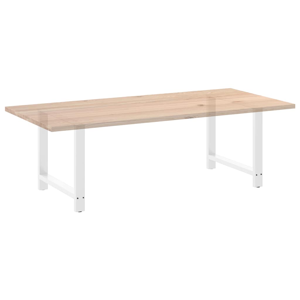 Eettafelpoten 2 st 100x(72-73) cm staal wit is nu te koop bij PeponiXL, paradijselijk wonen!