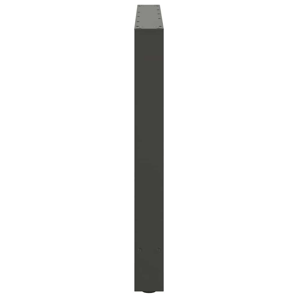 Eettafelpoten 2 st 100x(72-73) cm staal antraciet is nu te koop bij PeponiXL, paradijselijk wonen!