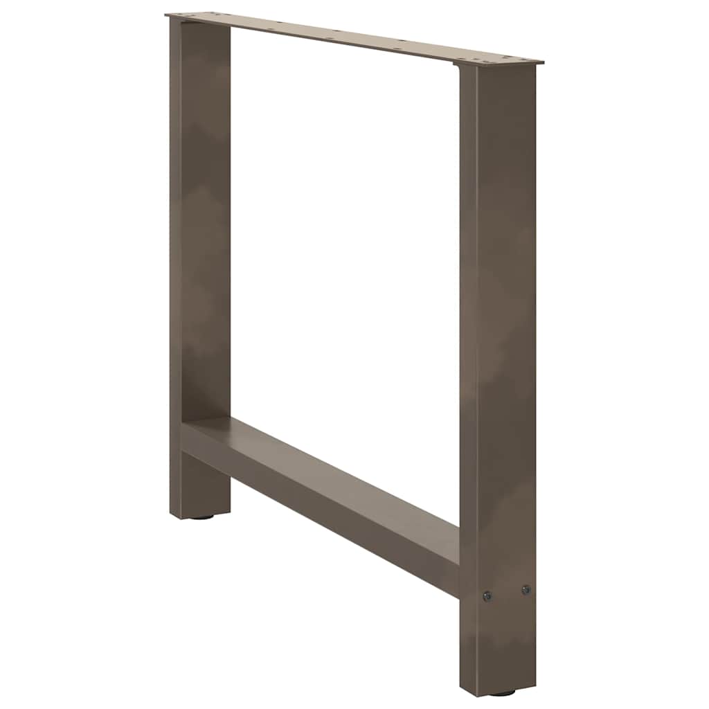 Eettafelpoten 2 st 100x(72-73) cm staal naturel is nu te koop bij PeponiXL, paradijselijk wonen!