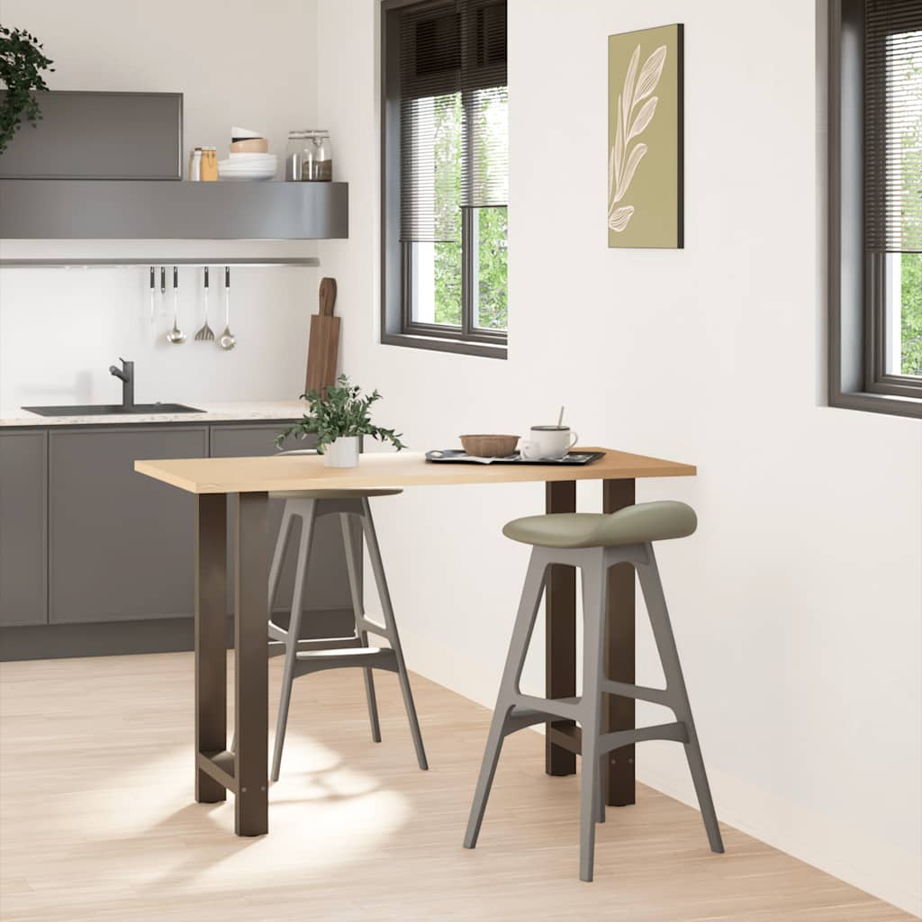 Bartafelpoten 2 st 50x(90-91) cm staal naturel is nu te koop bij PeponiXL, paradijselijk wonen!
