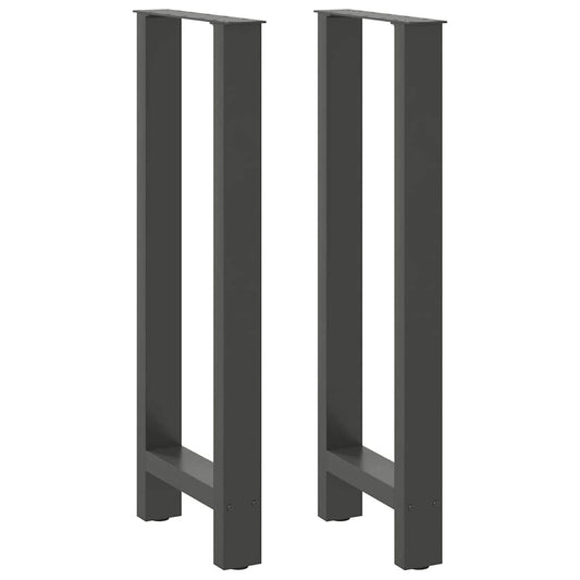 Bartafelpoten 2 st 40x(100-101) cm staal antraciet is nu te koop bij PeponiXL, paradijselijk wonen!