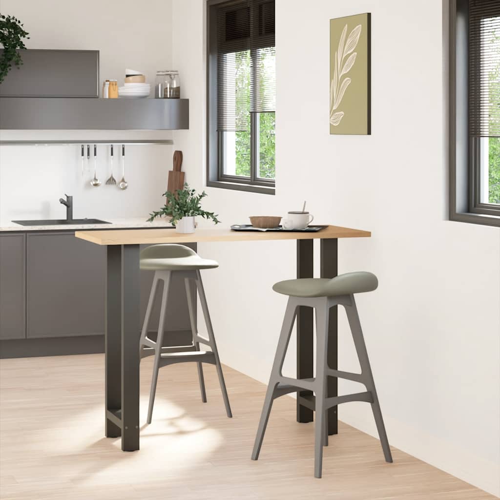 Bartafelpoten 2 st 40x(100-101) cm staal antraciet is nu te koop bij PeponiXL, paradijselijk wonen!