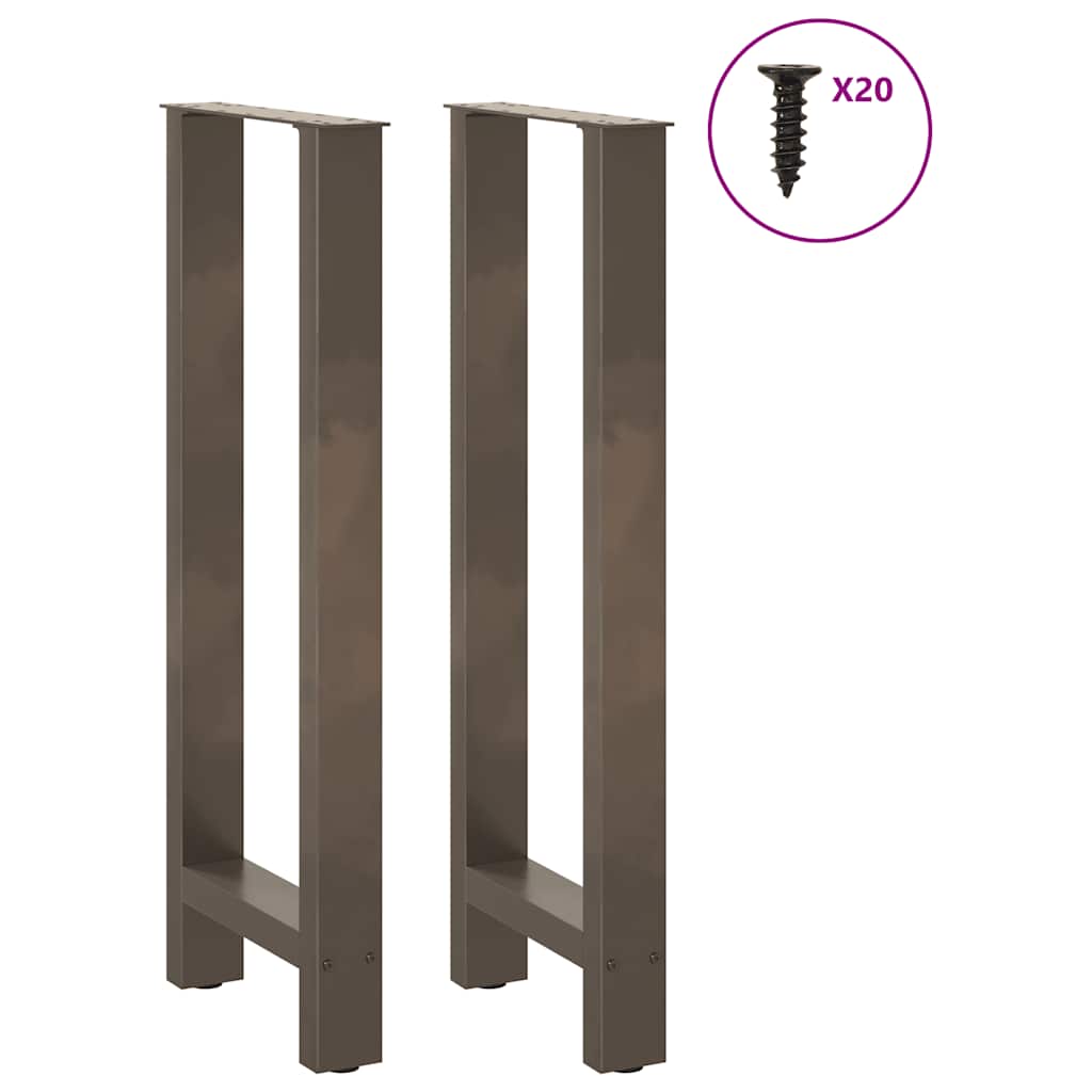 Bartafelpoten 2 st 40x(100-101) cm staal naturel is nu te koop bij PeponiXL, paradijselijk wonen!