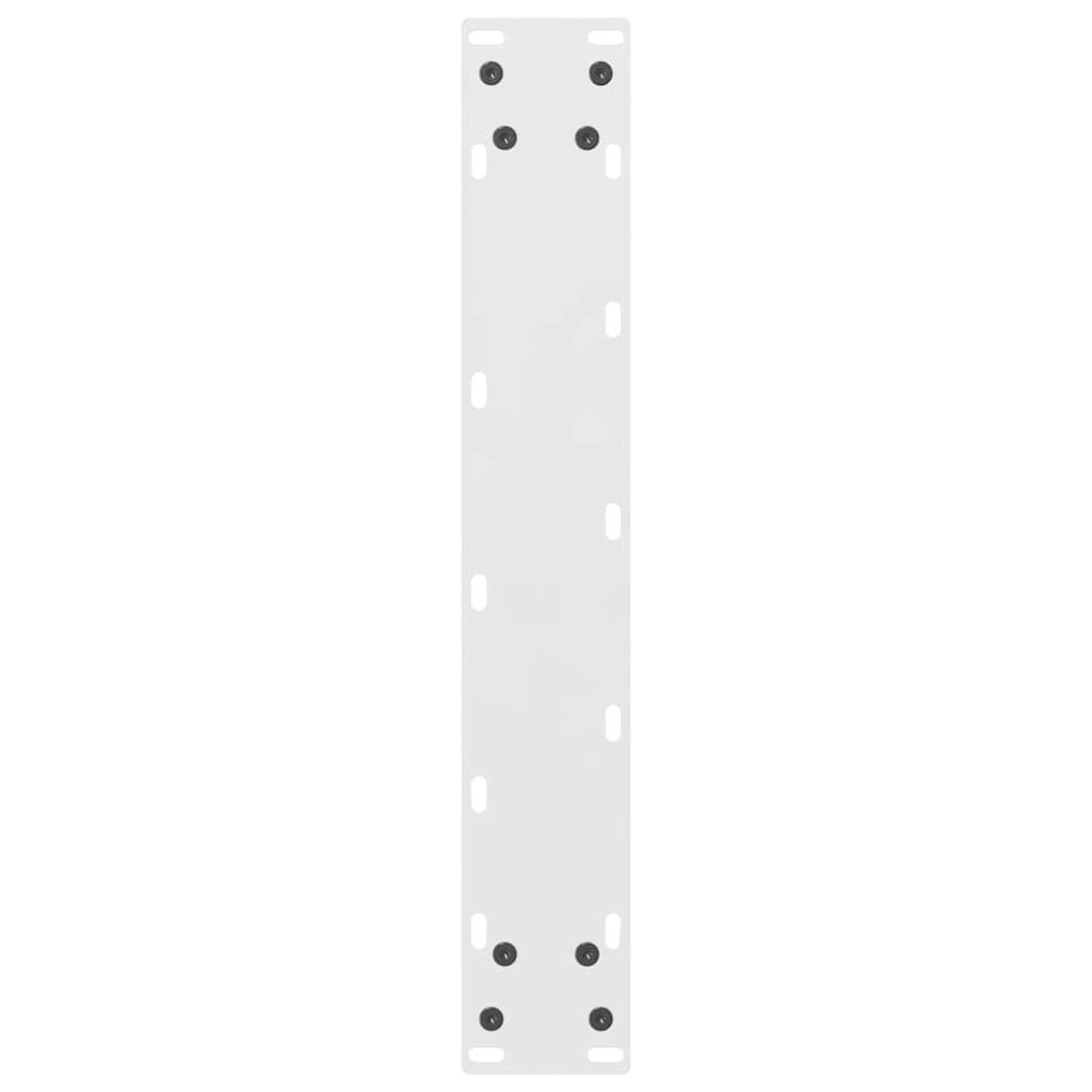 Bartafelpoten 2 st 50x(100-101) cm staal wit is nu te koop bij PeponiXL, paradijselijk wonen!