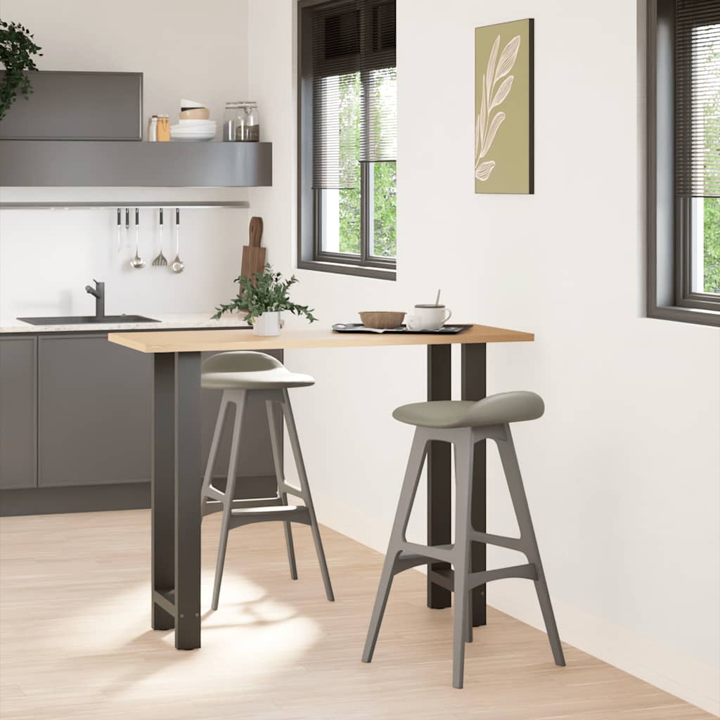 Bartafelpoten 2 st 50x(100-101) cm staal antraciet is nu te koop bij PeponiXL, paradijselijk wonen!