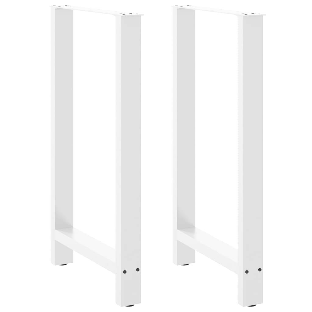 Bartafelpoten 2 st 60x(100-101) cm staal wit is nu te koop bij PeponiXL, paradijselijk wonen!