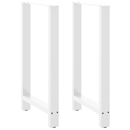 Bartafelpoten 2 st 60x(100-101) cm staal wit is nu te koop bij PeponiXL, paradijselijk wonen!