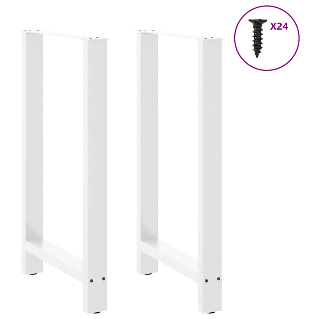 Bartafelpoten 2 st 60x(100-101) cm staal wit is nu te koop bij PeponiXL, paradijselijk wonen!