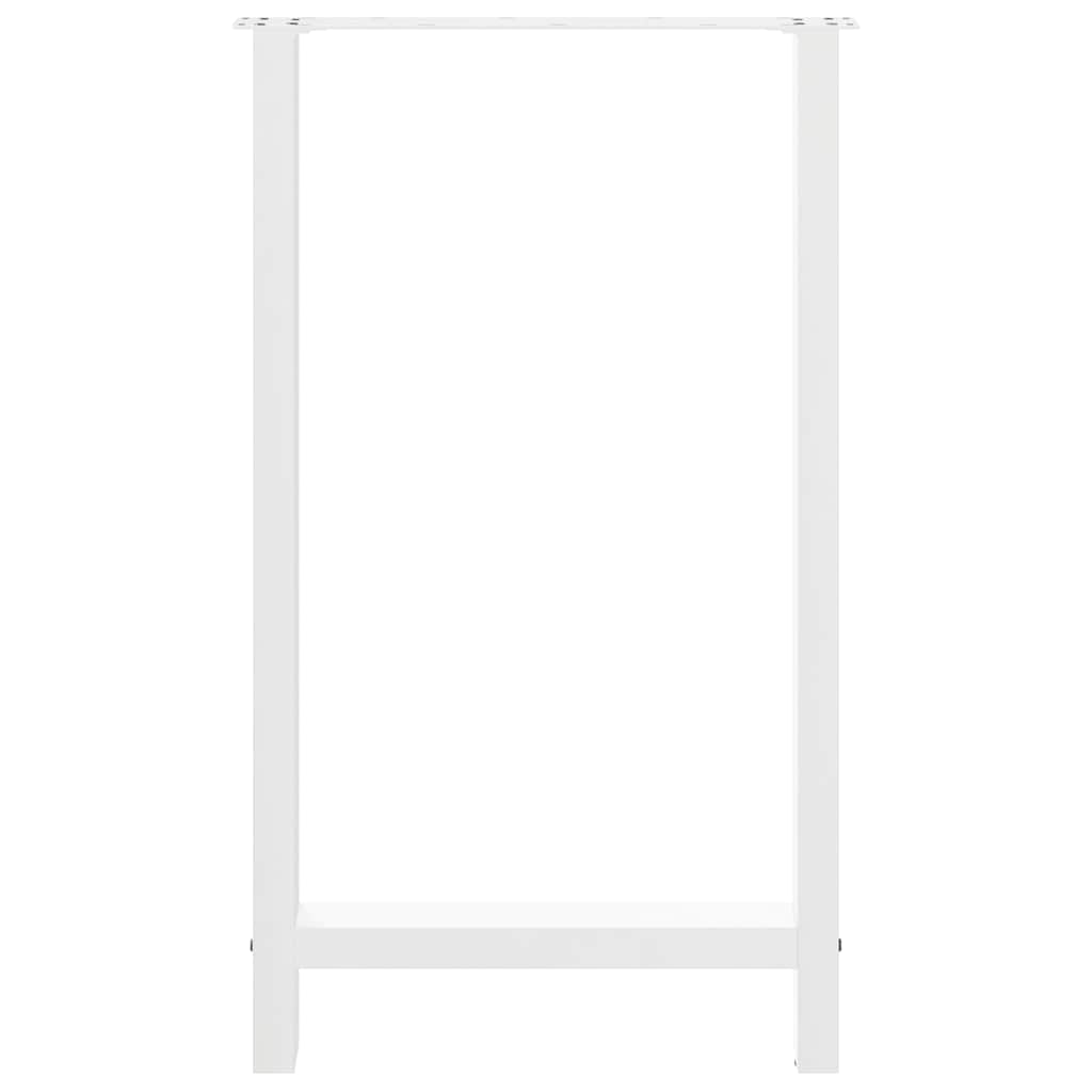 Bartafelpoten 2 st 60x(100-101) cm staal wit is nu te koop bij PeponiXL, paradijselijk wonen!