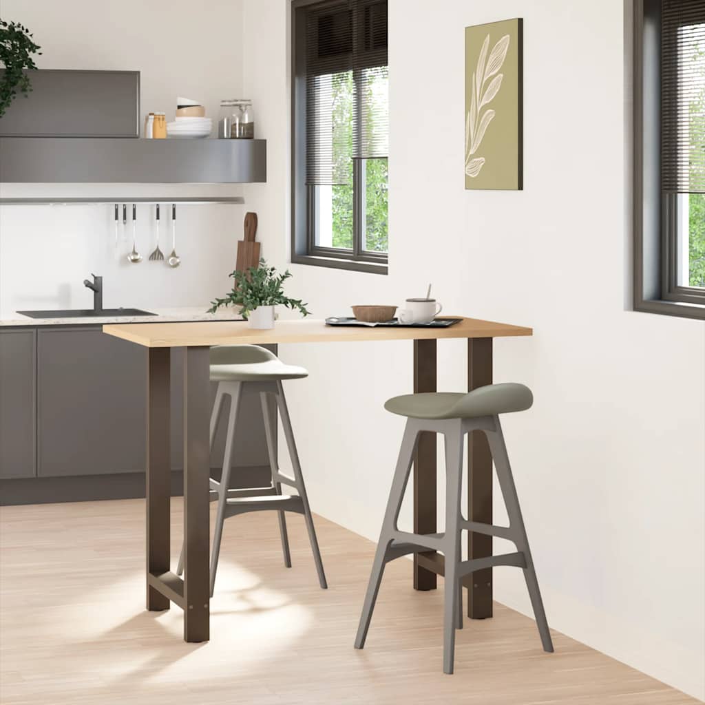 Bartafelpoten 2 st 60x(100-101) cm staal naturel is nu te koop bij PeponiXL, paradijselijk wonen!