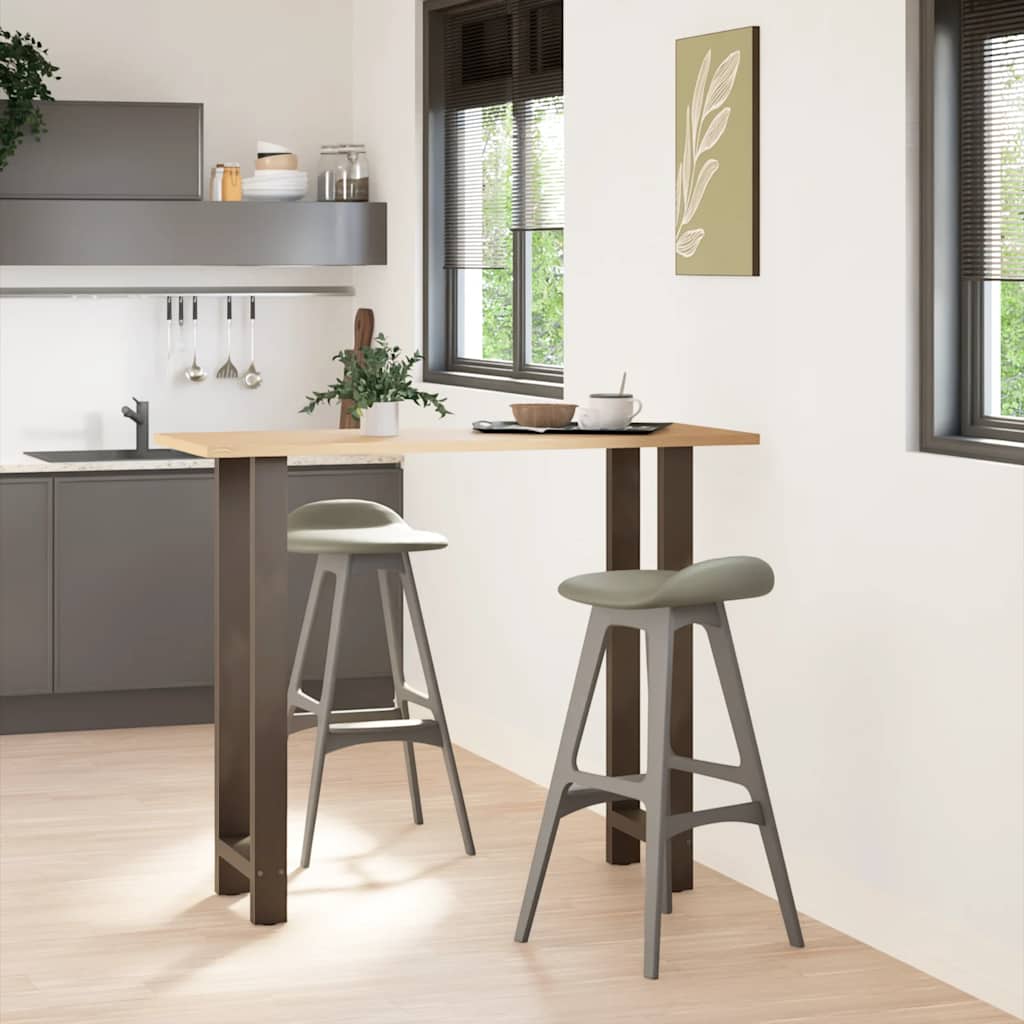 Bartafelpoten 2 st 40x(110-111) cm staal naturel is nu te koop bij PeponiXL, paradijselijk wonen!