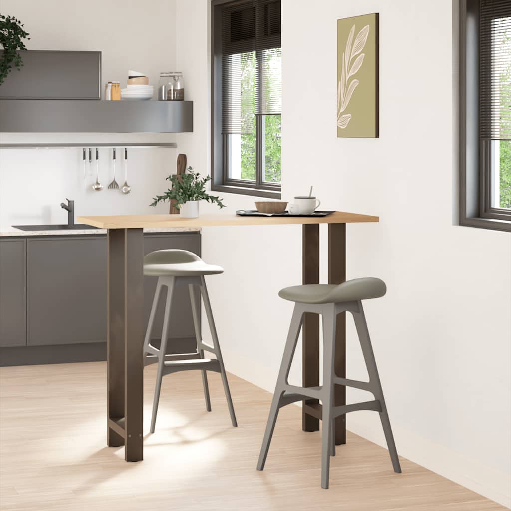 Bartafelpoten 2 st 50x(110-111) cm staal naturel is nu te koop bij PeponiXL, paradijselijk wonen!