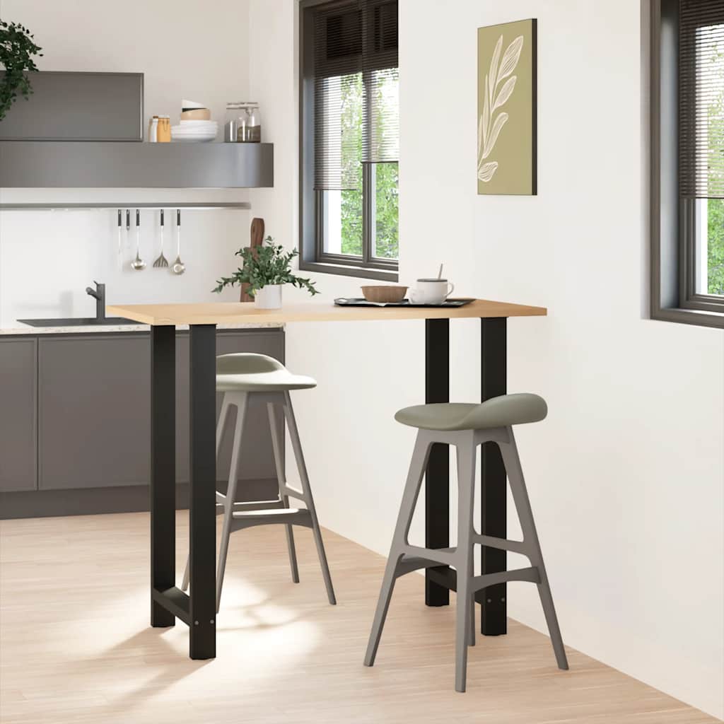 Bartafelpoten 2 st 60x(110-111) cm staal zwart is nu te koop bij PeponiXL, paradijselijk wonen!