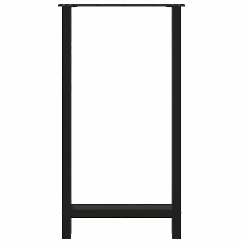 Bartafelpoten 2 st 60x(110-111) cm staal zwart is nu te koop bij PeponiXL, paradijselijk wonen!