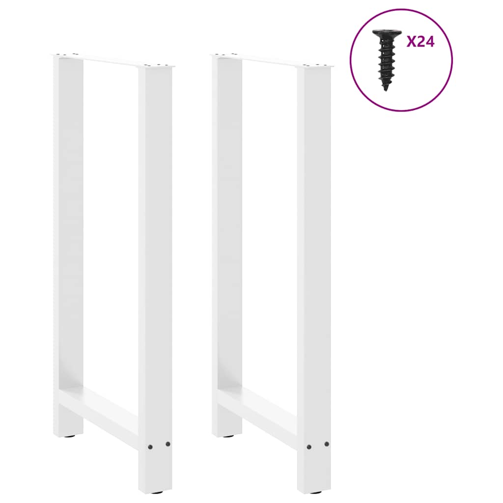 Bartafelpoten 2 st 60x(110-111) cm staal wit is nu te koop bij PeponiXL, paradijselijk wonen!