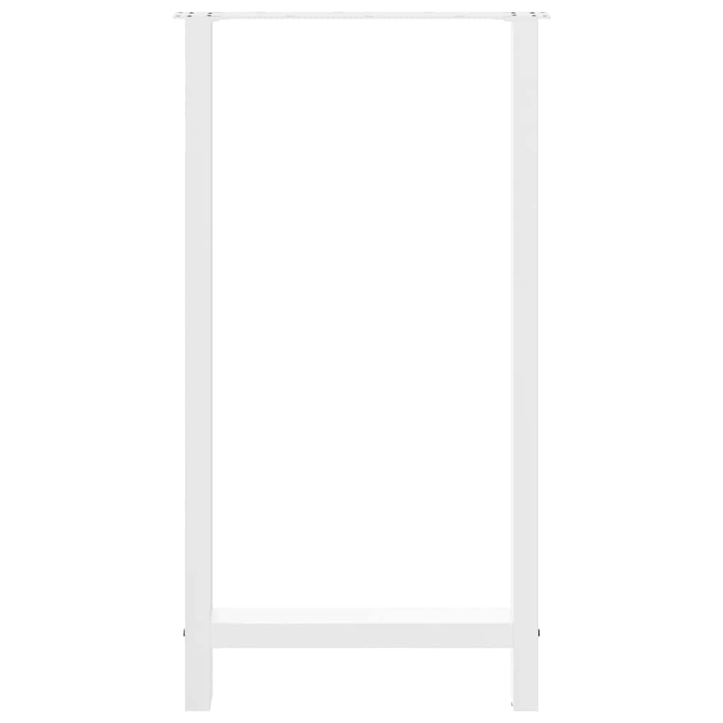 Bartafelpoten 2 st 60x(110-111) cm staal wit is nu te koop bij PeponiXL, paradijselijk wonen!