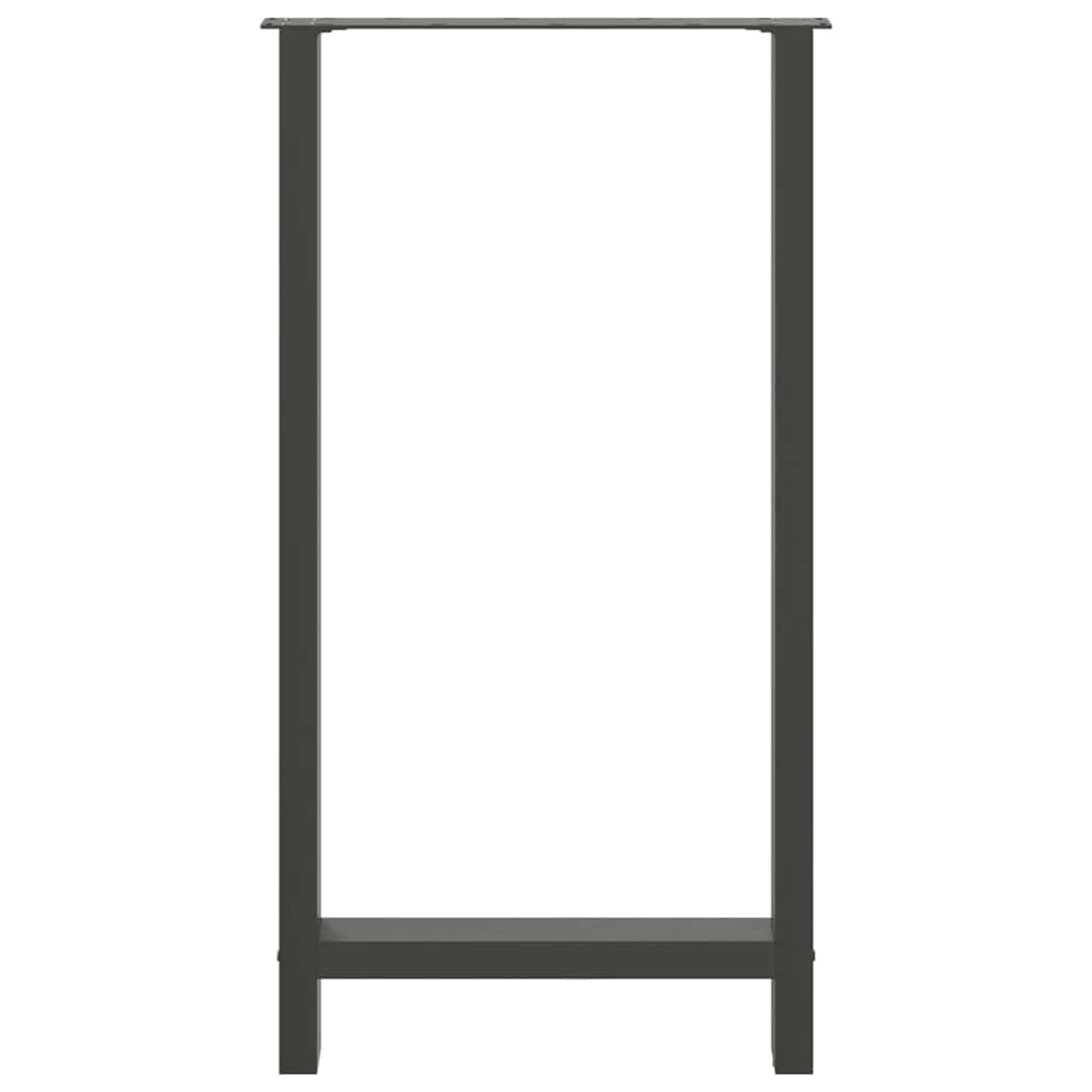 Bartafelpoten 2 st 60x(110-111) cm staal antraciet is nu te koop bij PeponiXL, paradijselijk wonen!