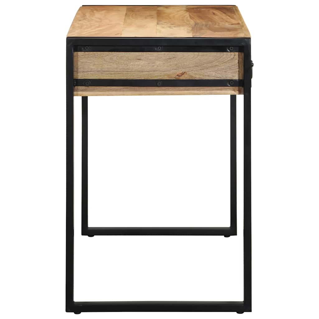 Bureau 100x50x75 cm massief ruw mangohout is nu te koop bij PeponiXL, paradijselijk wonen!