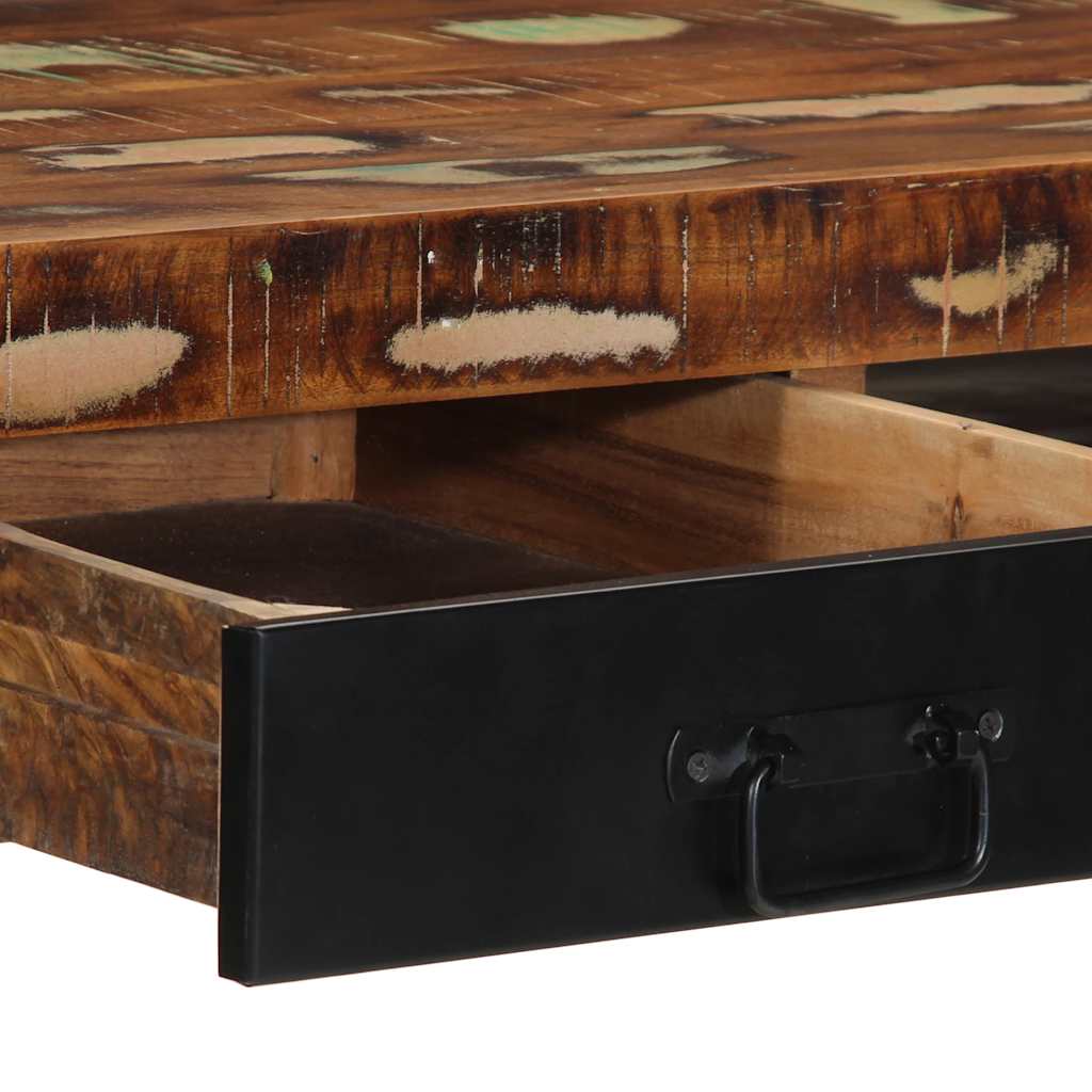 Bureau 100x50x75 cm massief gerecycled hout meerkleurig is nu te koop bij PeponiXL, paradijselijk wonen!