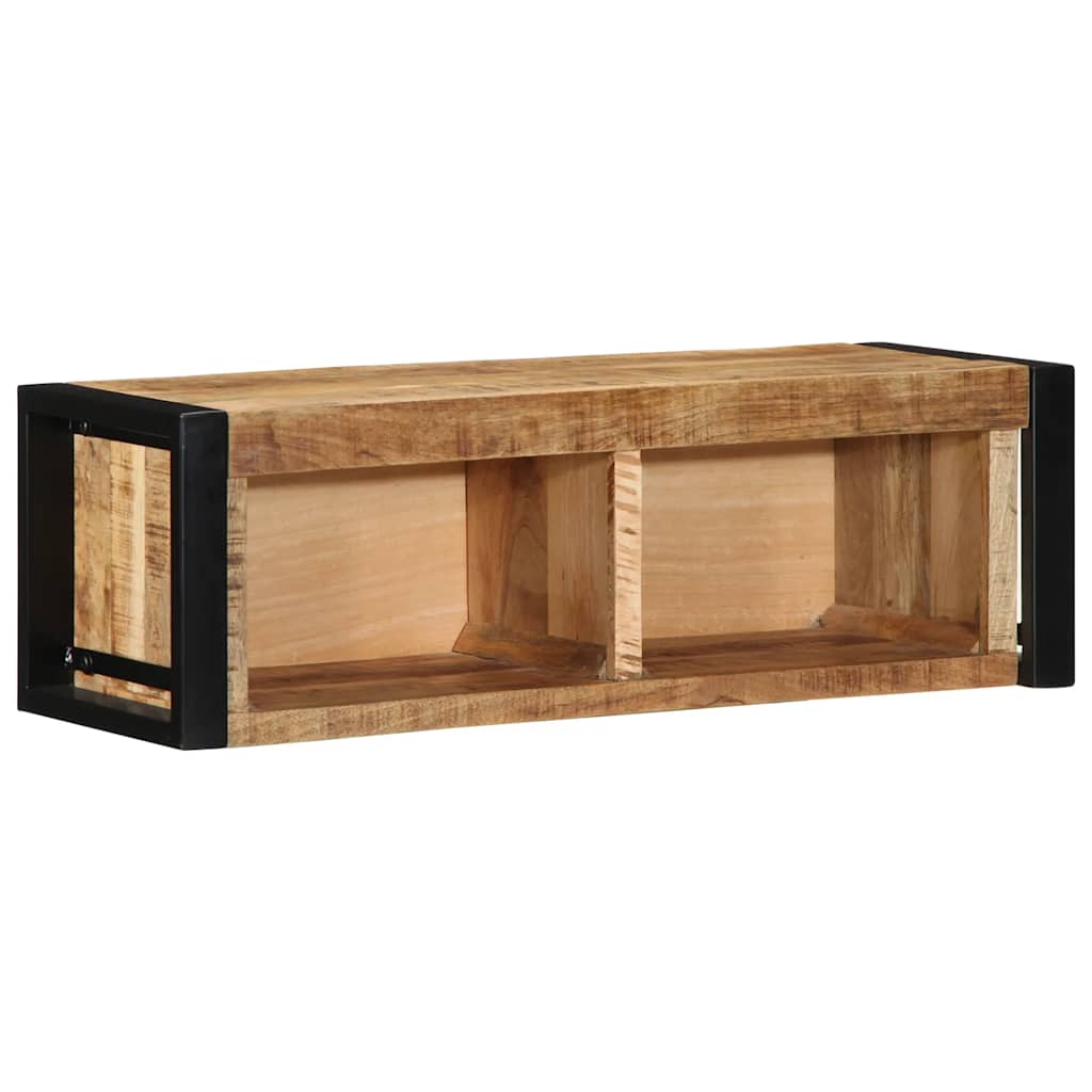 Tv-meubel 80x30x25 cm massief ruw mangohout is nu te koop bij PeponiXL, paradijselijk wonen!