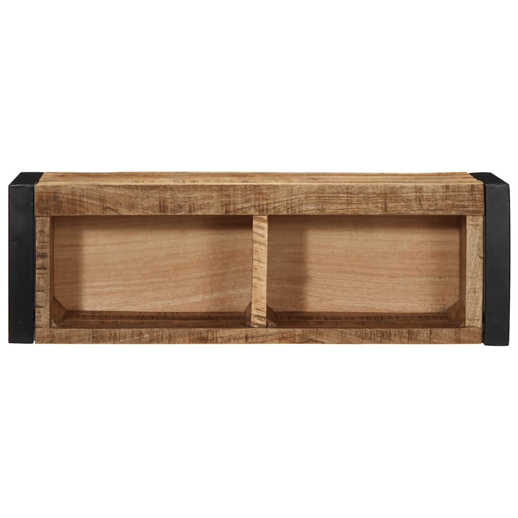 Tv-meubel 80x30x25 cm massief ruw mangohout is nu te koop bij PeponiXL, paradijselijk wonen!