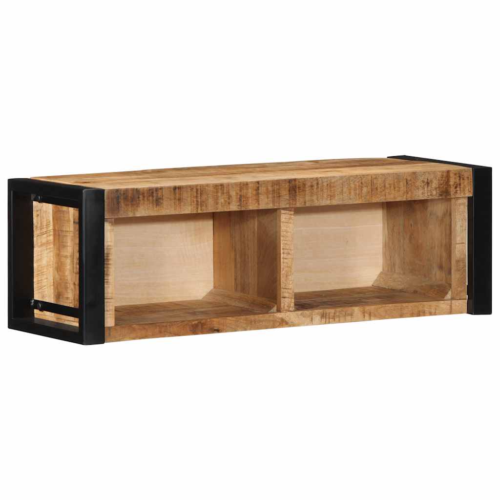 Tv-meubel 80x30x25 cm massief ruw mangohout is nu te koop bij PeponiXL, paradijselijk wonen!