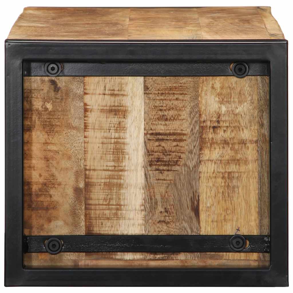 Tv-meubel 80x30x25 cm massief ruw mangohout is nu te koop bij PeponiXL, paradijselijk wonen!