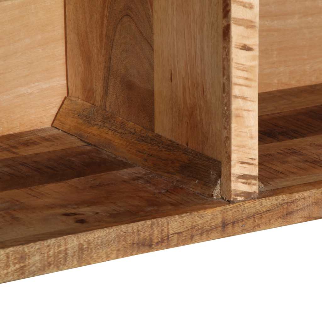 Tv-meubel 80x30x25 cm massief ruw mangohout is nu te koop bij PeponiXL, paradijselijk wonen!