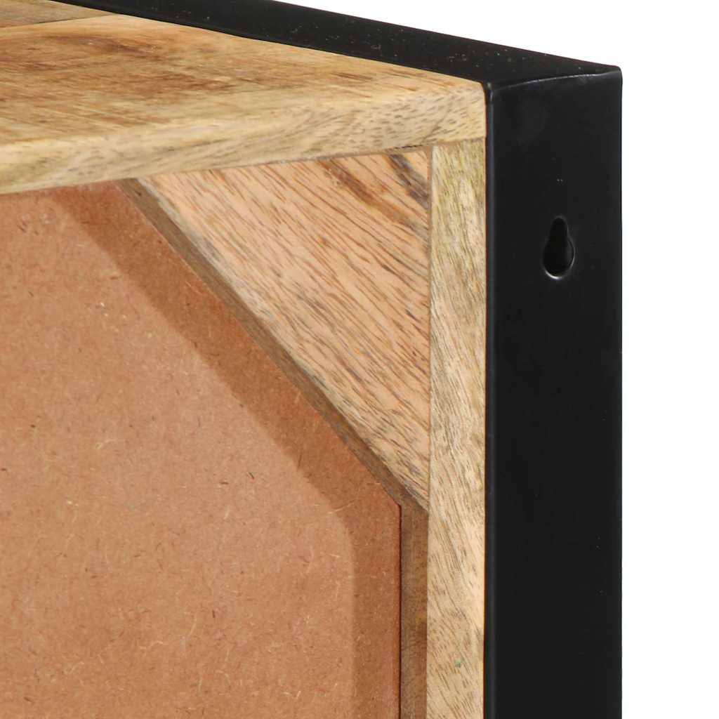 Tv-meubel 80x30x25 cm massief ruw mangohout is nu te koop bij PeponiXL, paradijselijk wonen!