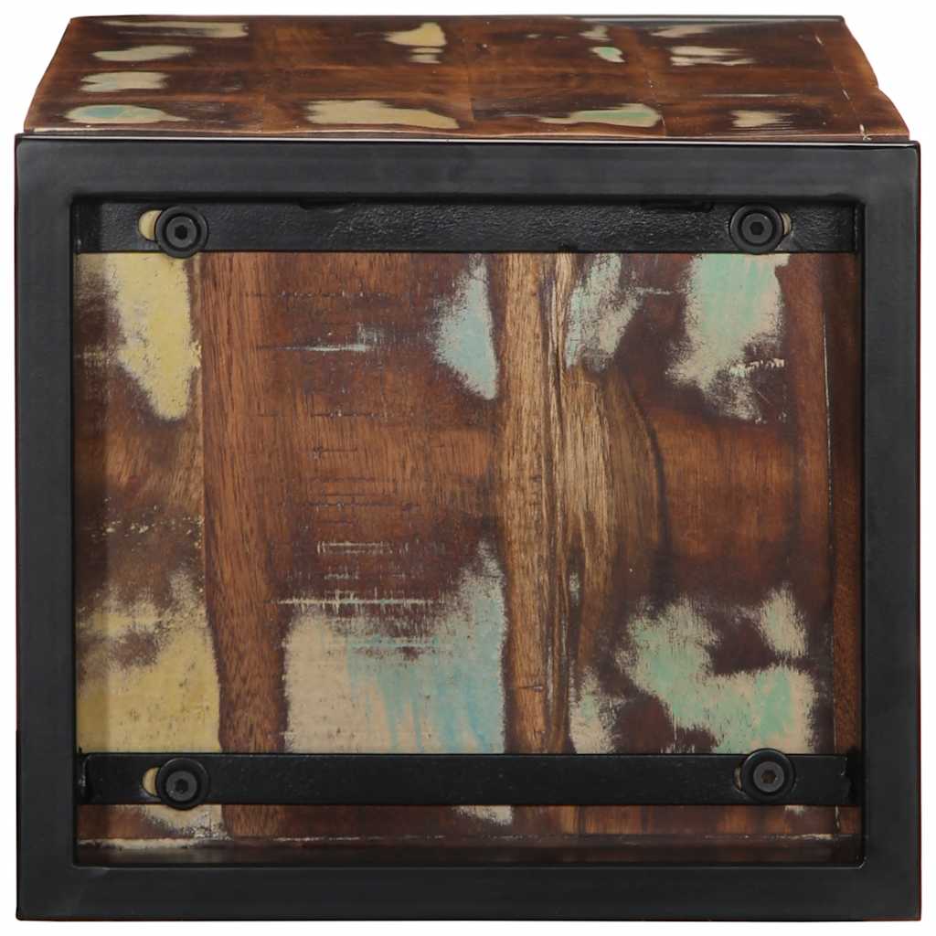Tv-meubel 80x30x25 cm massief gerecycled hout meerkleurig is nu te koop bij PeponiXL, paradijselijk wonen!
