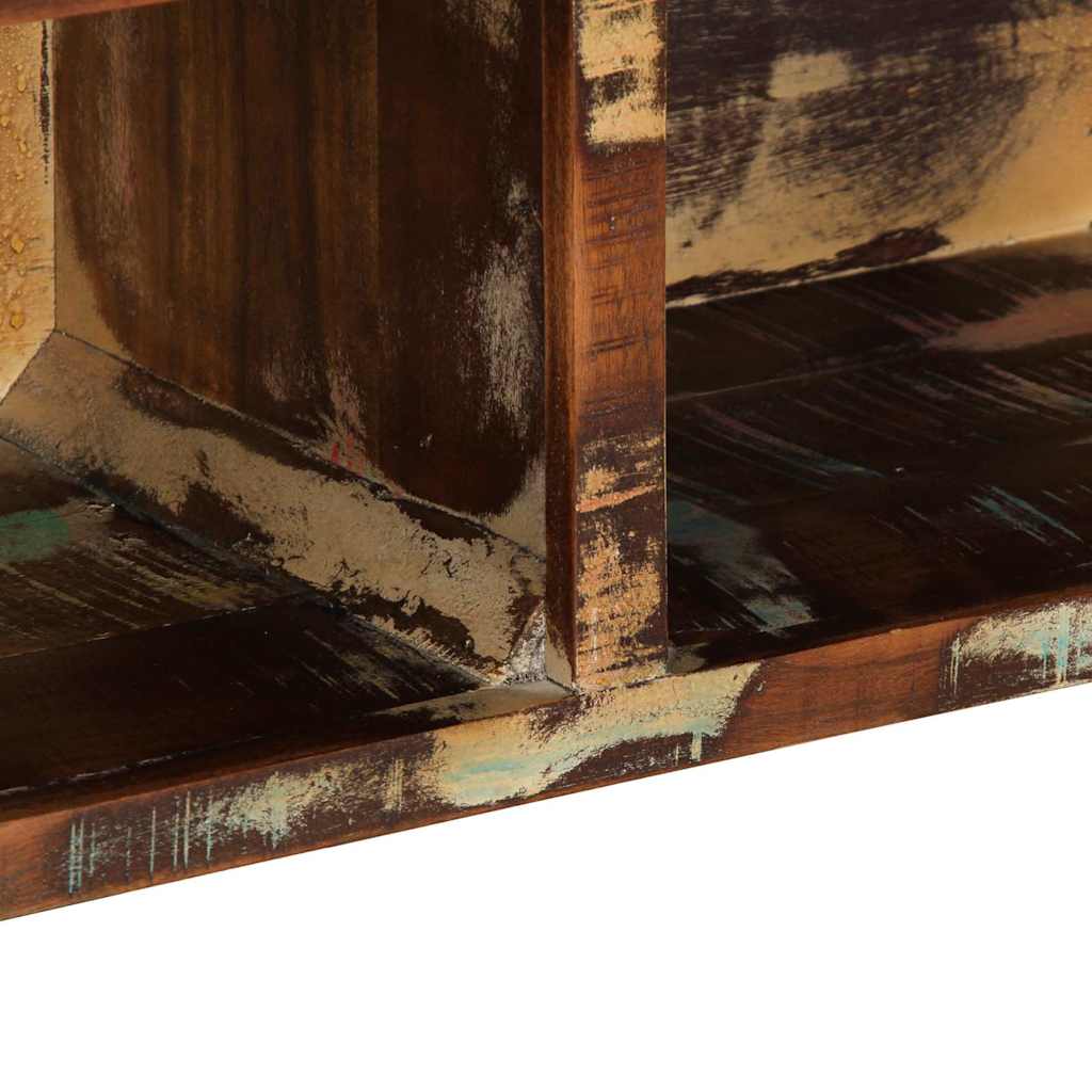 Tv-meubel 80x30x25 cm massief gerecycled hout meerkleurig is nu te koop bij PeponiXL, paradijselijk wonen!