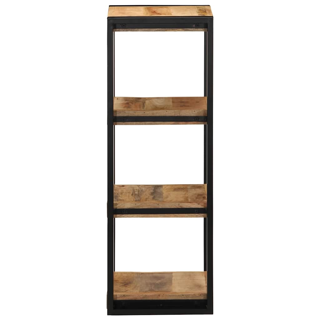 Wandschap 35x35x100 cm massief ruw mangohout is nu te koop bij PeponiXL, paradijselijk wonen!
