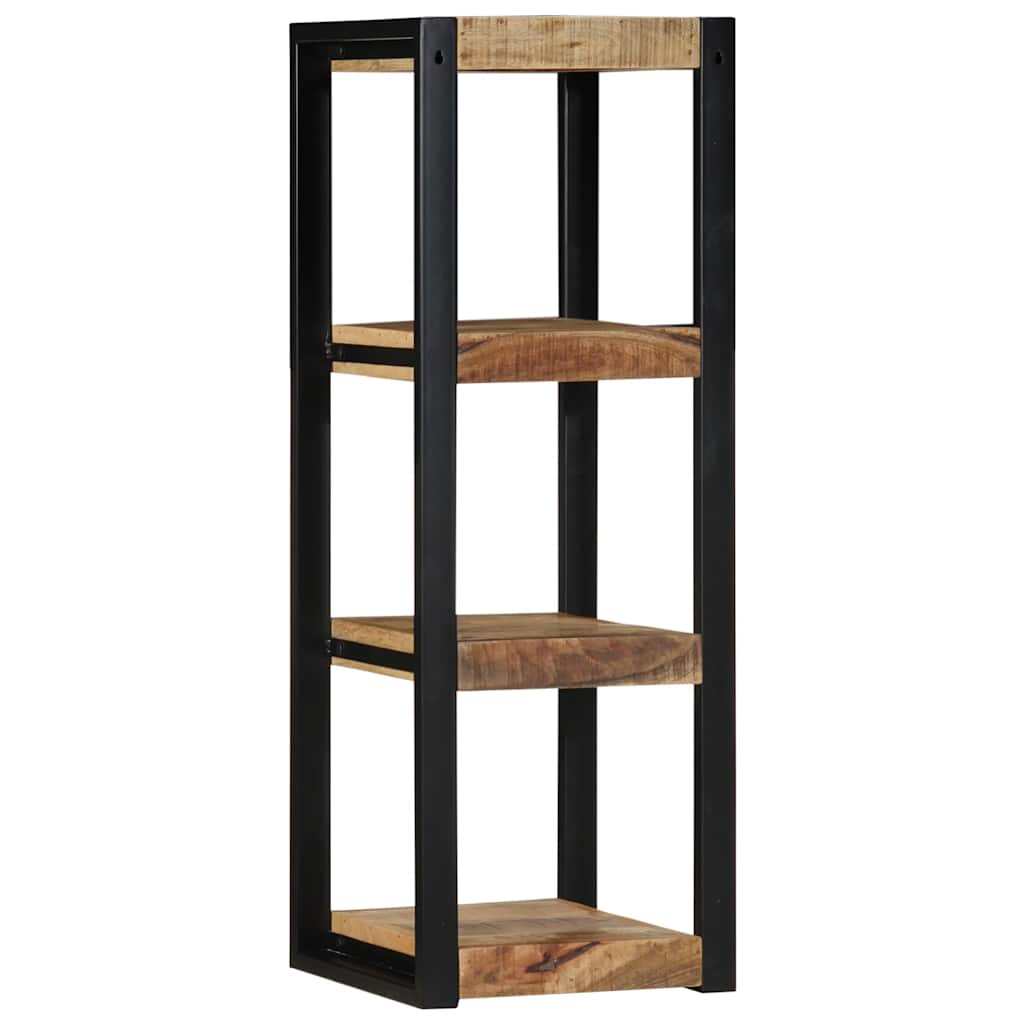 Wandschap 35x35x100 cm massief ruw mangohout is nu te koop bij PeponiXL, paradijselijk wonen!