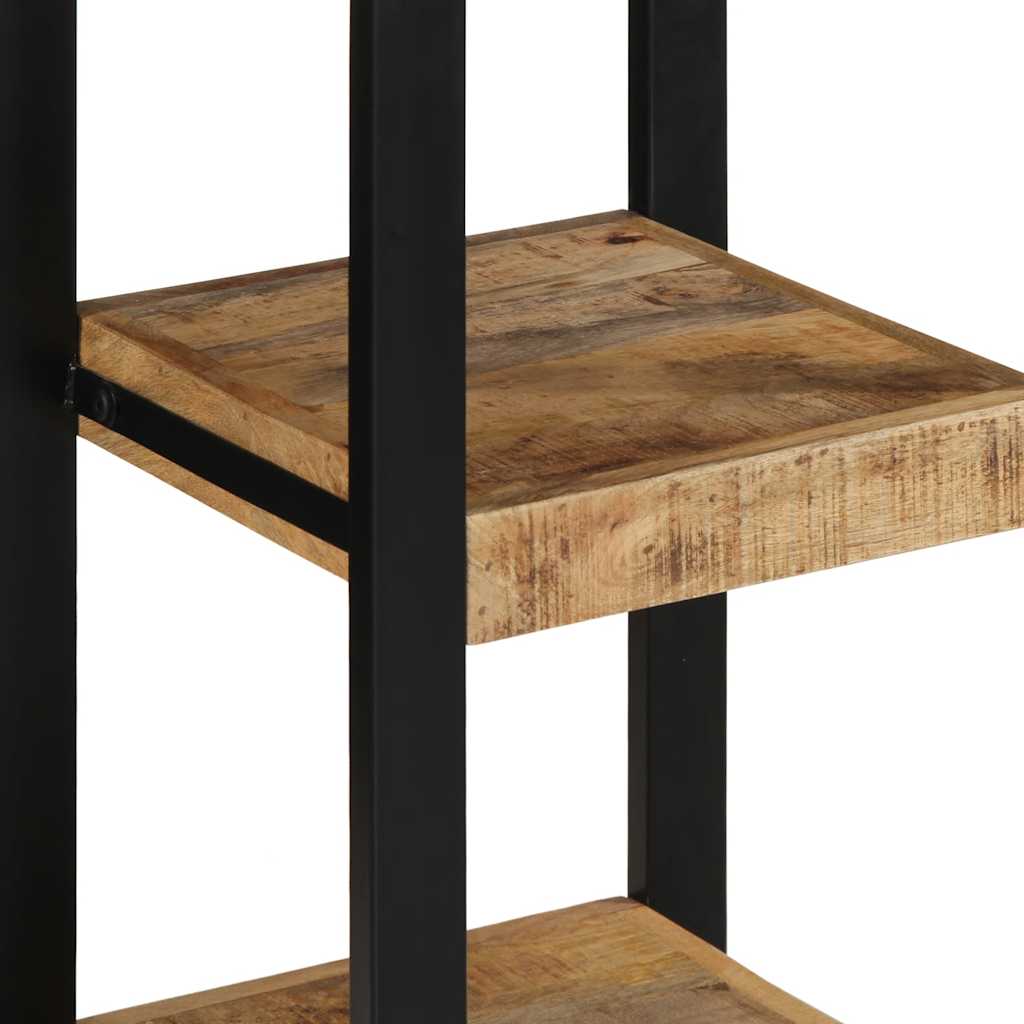 Wandschap 35x35x100 cm massief ruw mangohout is nu te koop bij PeponiXL, paradijselijk wonen!