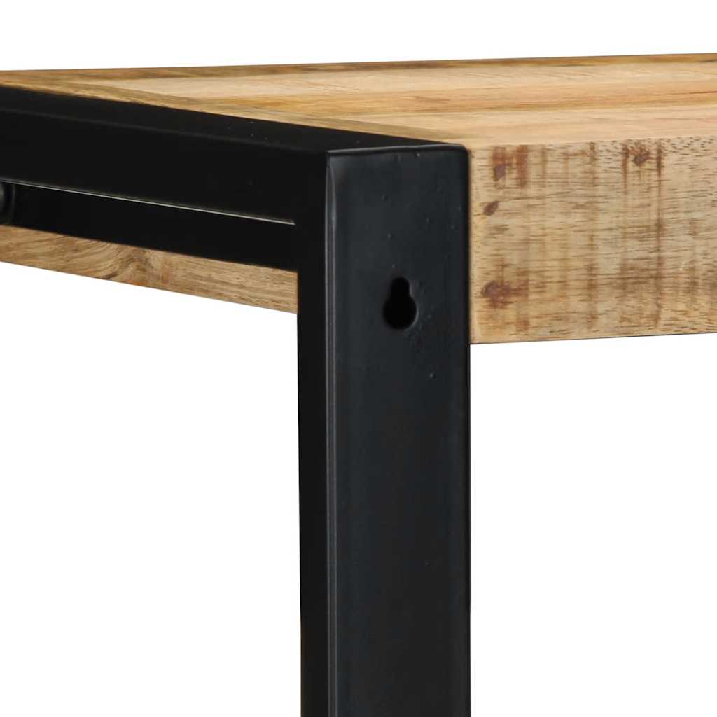 Wandschap 35x35x100 cm massief ruw mangohout is nu te koop bij PeponiXL, paradijselijk wonen!