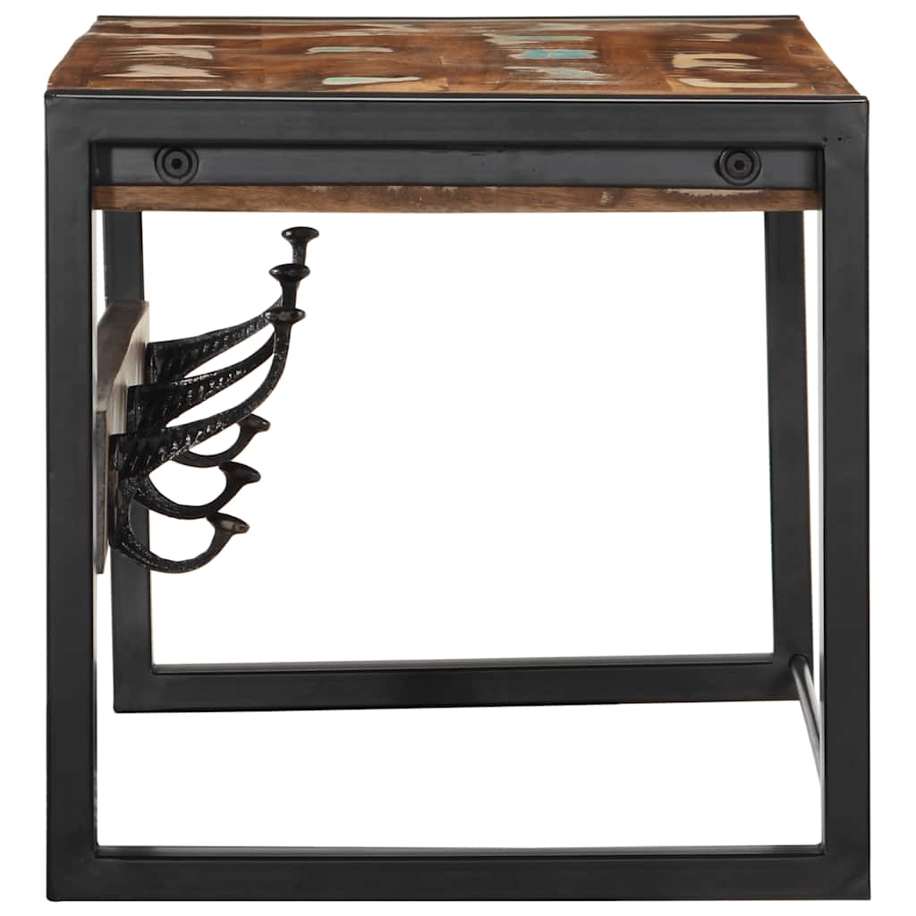 Kapstok 80x35x35 cm massief gerecycled hout meerkleurig is nu te koop bij PeponiXL, paradijselijk wonen!