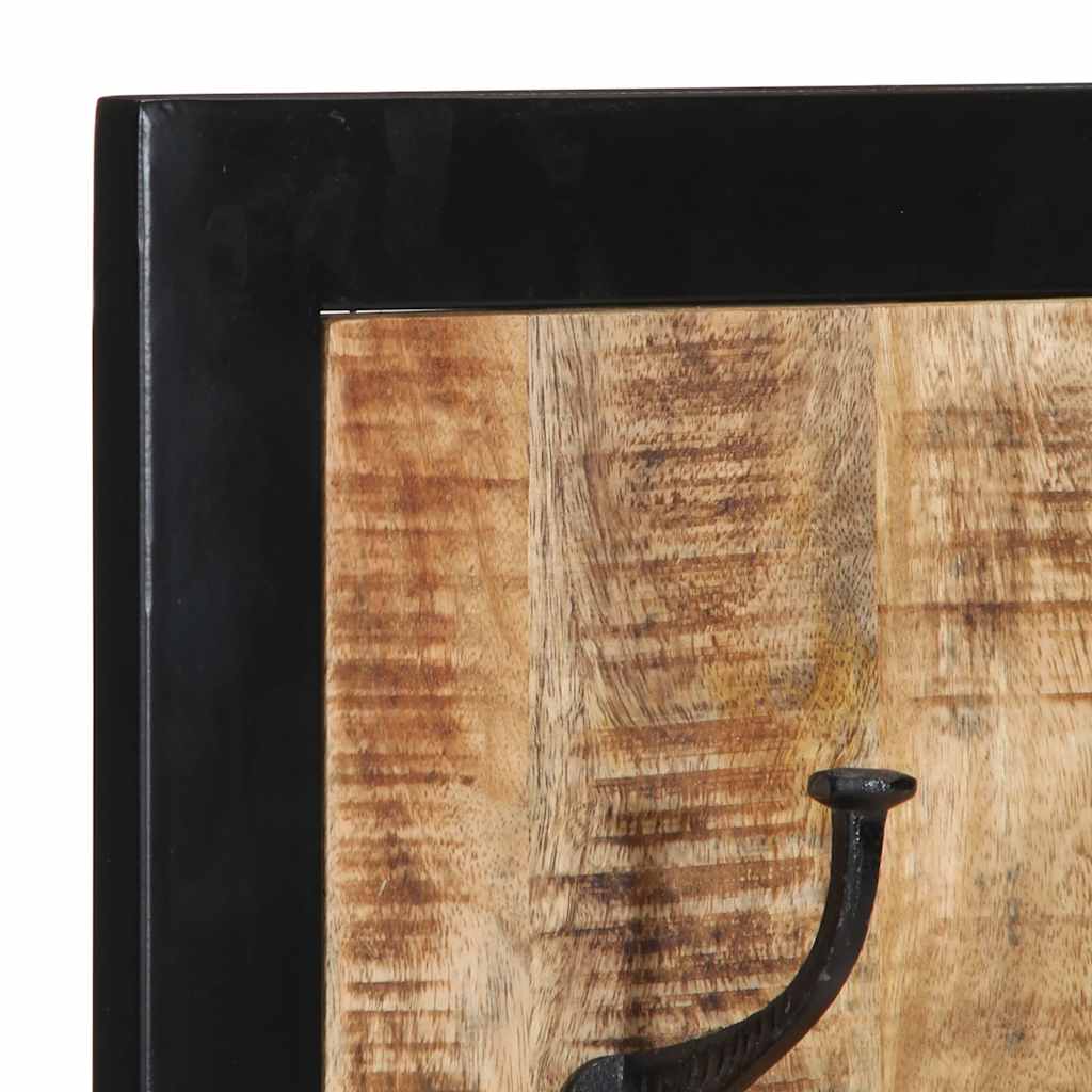 Kapstok 40x2x80 cm massief ruw mangohout is nu te koop bij PeponiXL, paradijselijk wonen!