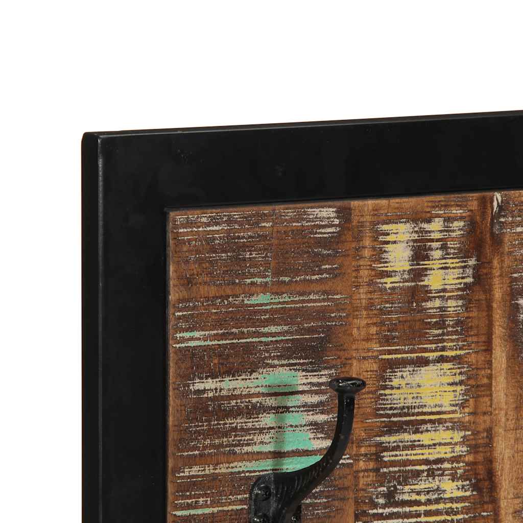 Kapstok 40x2x80 cm massief gerecycled hout meerkleurig is nu te koop bij PeponiXL, paradijselijk wonen!