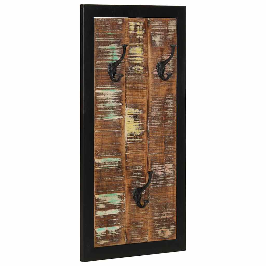 Kapstok 40x2x80 cm massief gerecycled hout meerkleurig is nu te koop bij PeponiXL, paradijselijk wonen!