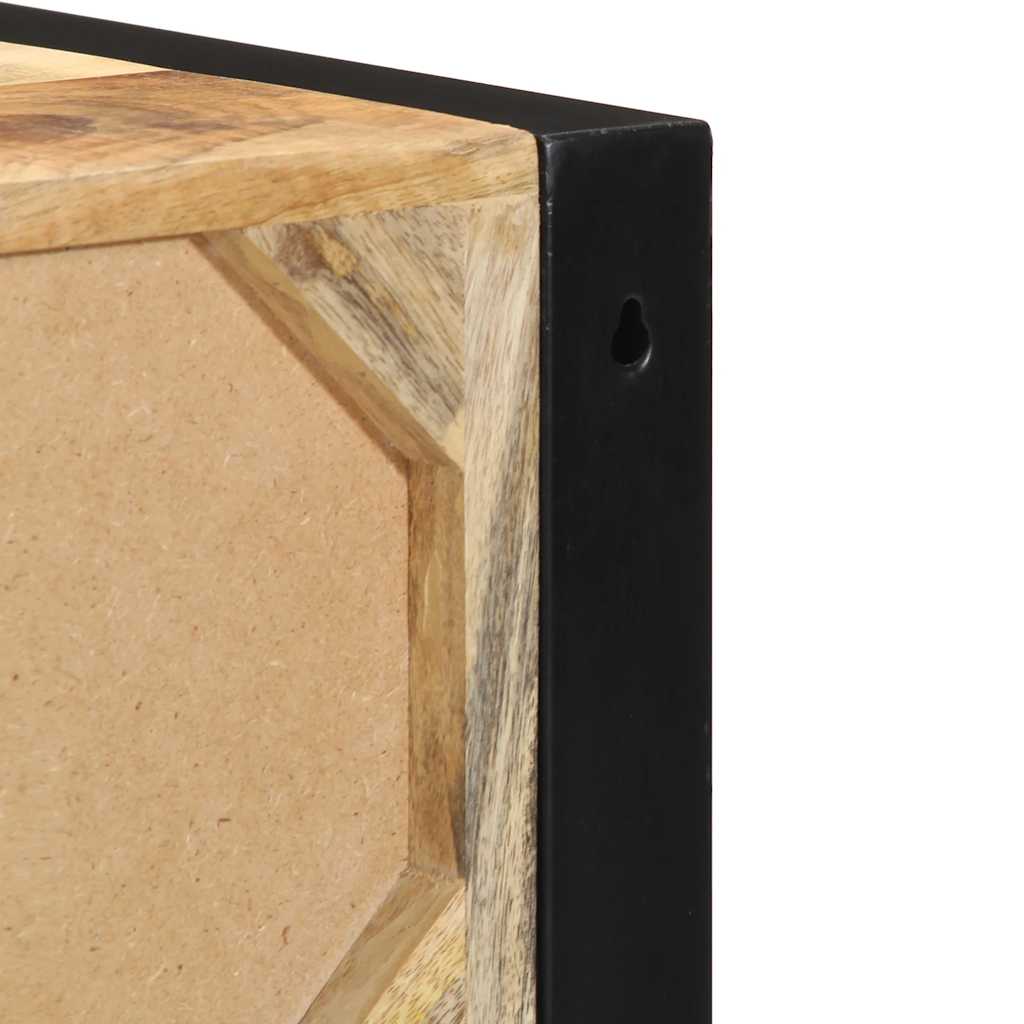 Nachtkastje 40x35x40 cm massief ruw mangohout is nu te koop bij PeponiXL, paradijselijk wonen!