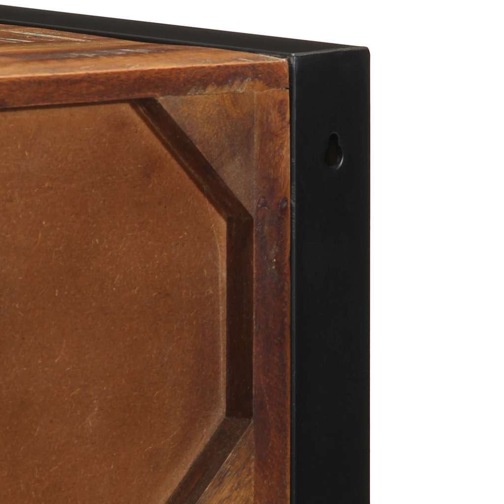 Nachtkastje 40x35x40 cm massief gerecycled hout meerkleurig is nu te koop bij PeponiXL, paradijselijk wonen!